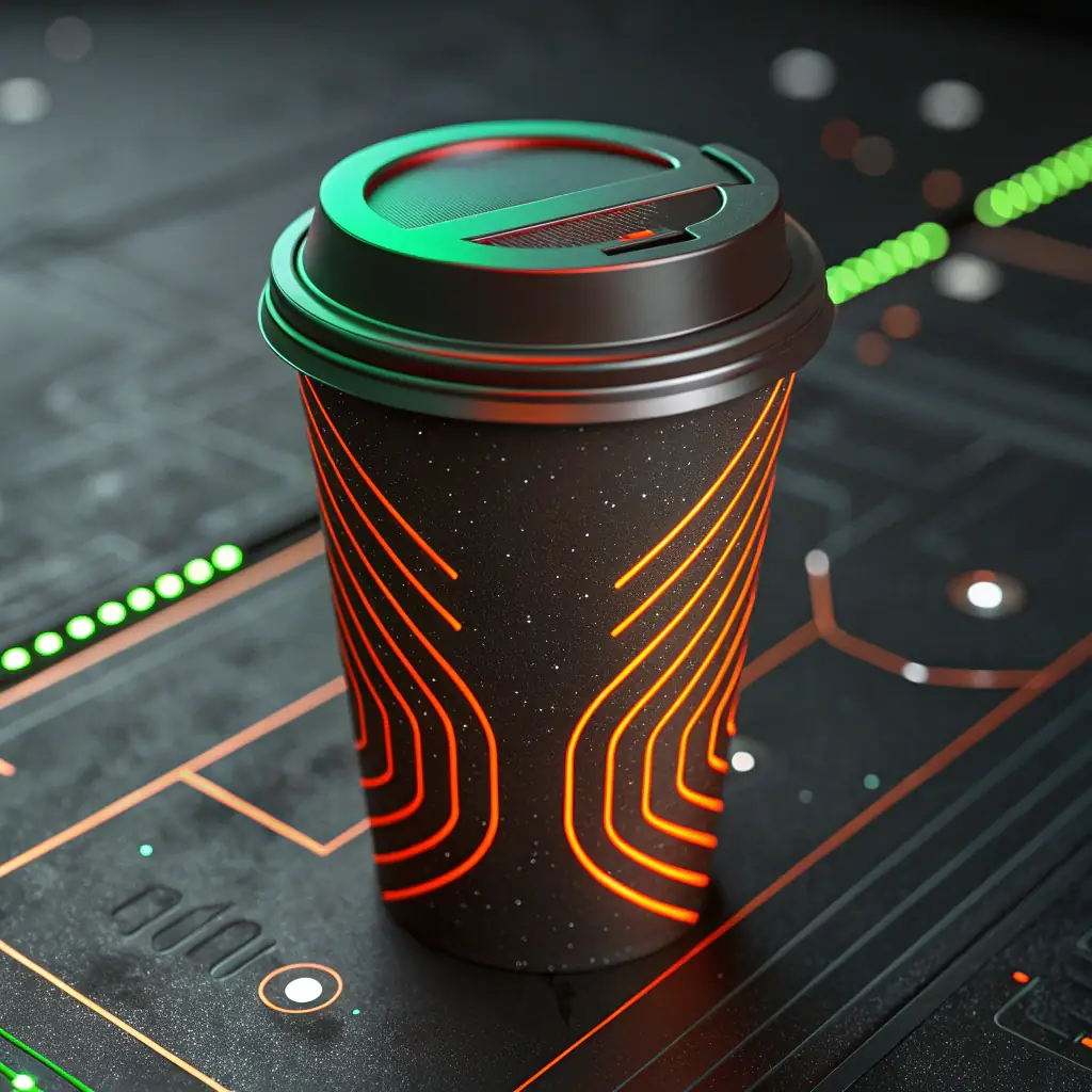 A cup of freshly brewed coffee with a rich aroma and a smooth taste.